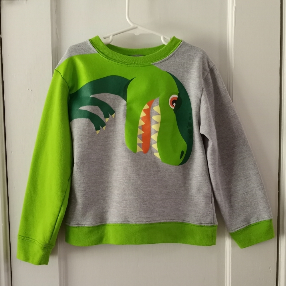T-Rex Dinosaur Tyrannosaurus Rex Sweater Boys Size 5